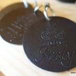 Feely leather key ring