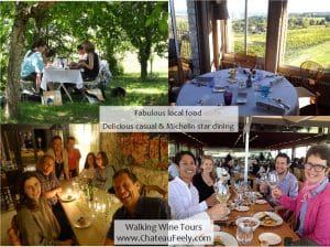 Food and wine walking tour France
