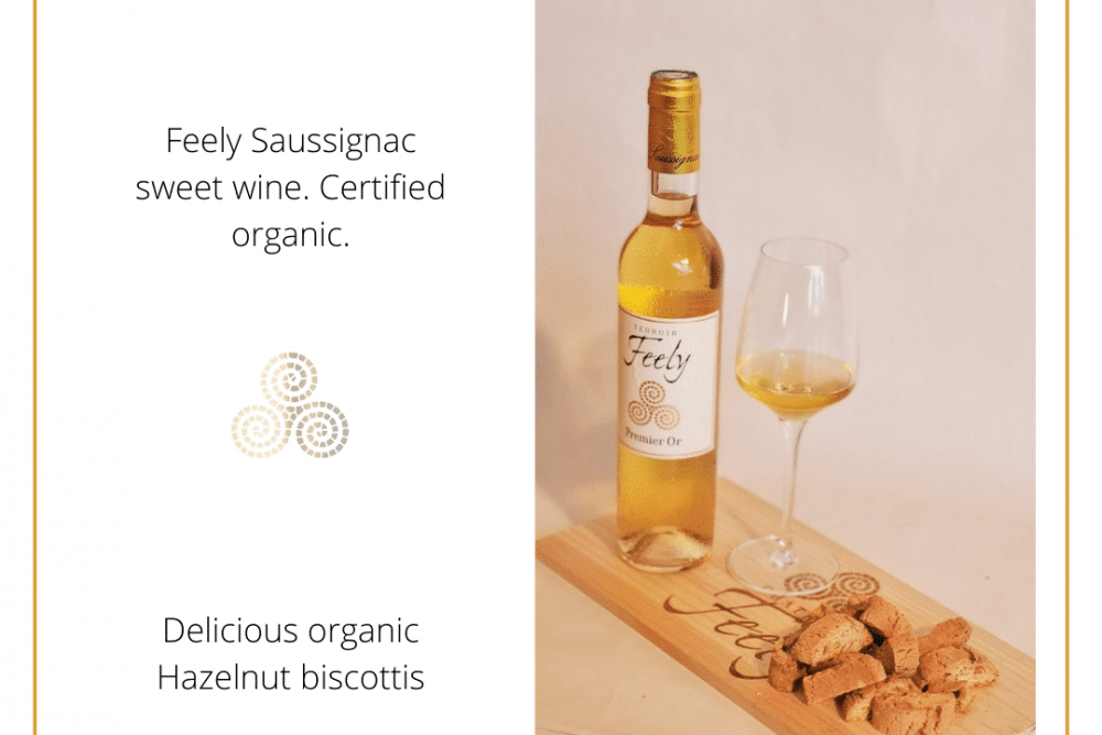 Organic wine and food pairing gift box with pairing video and pdf